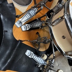 ツインペダル　ドラムセットPearl の画像