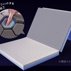 新品未使用 トゥルースリーパー エアフリー 三つ折りタイプ  セミダブル  高反発布団 高反発ふとん の画像