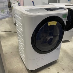 北九州市内配送無料　保証付き BD-NV110BLドラム式洗濯乾燥機 ビッグドラム シルバー  [洗濯11.0kg /乾燥6.0kg /ヒートリサイクル乾燥 /左開き]の画像