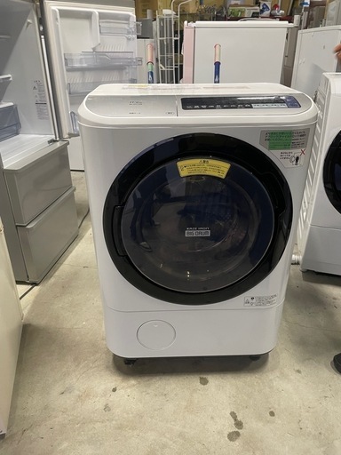 北九州市内配送無料　保証付き BD-NV110BLドラム式洗濯乾燥機 ビッグドラム シルバー  [洗濯11.0kg /乾燥6.0kg /ヒートリサイクル乾燥 /左開き]