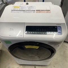 北九州市内配送無料　保証付き BD-NV110BLドラム式洗濯乾燥機 ビッグドラム シルバー  [洗濯11.0kg /乾燥6.0kg /ヒートリサイクル乾燥 /左開き]の画像