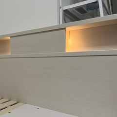 【価格交渉可】ニトリ　すのこチェストベッドフレームの画像