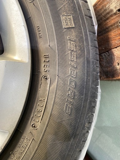 (決まりました)グッドイヤー　ノーマルタイヤ 155/80 R 13インチ 4本セット