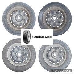 マツダ デミオ(DBA−DE3FS)純正14㌅スチールホイールと...
