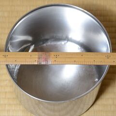 業務用 厨房機器　湯煎器　電気ウォーマー ステンレス 丸ポット スープケトル キッチンポット 20cm 18cm の画像