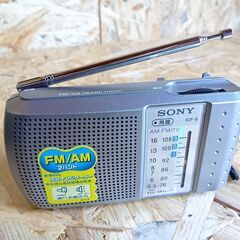SONY 　FM/AMラジオ 　ICF-8 　FMワイド放送に対応してますの画像