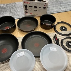 ティファール　フライパン　10点セット（ガス火専用）　
