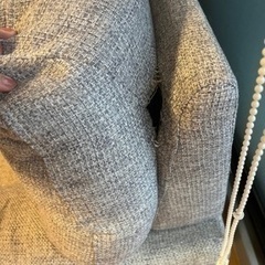 ニトリ ソファー 2人掛け 引き取り限定の画像