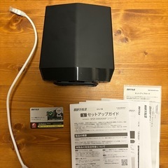 【ほぼ未使用
美品】無線LANルーター　バッファローWSR-5400AXP-BKの画像