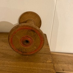 レトロ　アンティーク　木製糸巻　の画像