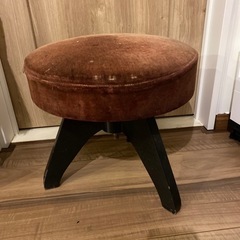 アンティーク　ピアノ丸椅子　レトロ