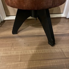 アンティーク　ピアノ丸椅子　レトロの画像
