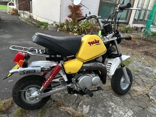 ヤマハ ポッケ 実動 書付き 旧車 ヤマハポッケ 懐かしの2サイクルカス タム