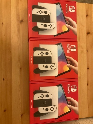 1️⃣＋2️⃣＋3️⃣　switch有機EL新品未使用になります