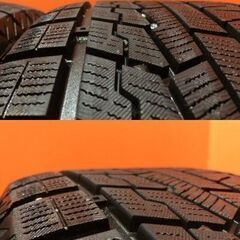 タイヤ走行短め【YK iG70 235/45R18】スタッドレス【GRASS 18インチ 7.5J5HPCD114.3+38】23年製 カムリ マークX レクサスIS/ES等　(VTP126)の画像