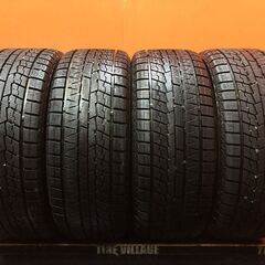 タイヤ走行短め【YK iG70 235/45R18】スタッドレス【GRASS 18インチ 7.5J5HPCD114.3+38】23年製 カムリ マークX レクサスIS/ES等　(VTP126)の画像