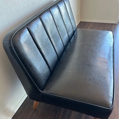 【正規リペア済】unico ダイニングソファ ＆ 片アームソファ 2脚の画像