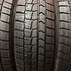 DUNLOP WINTER MAXX WM02 185/65R15 15インチ スタッドレス 4本 21年製 バリ溝 ノート フリード イスト アクア等　(KTE233)の画像
