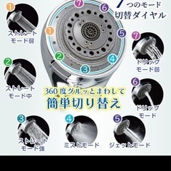 ナノバブルシャワーヘッドの画像