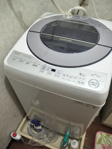 シャープ製 8kg洗濯機