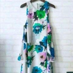 ZARA♡上品セレブ花柄シフォンワンピ♡の画像
