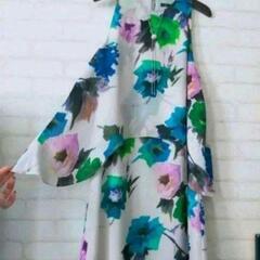 ZARA♡上品セレブ花柄シフォンワンピ♡の画像