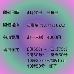 男のヨガ道4/20 お寺でのヨガは性別不問で受付中です🙋‍♀️の画像