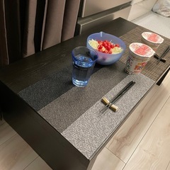 ドウシシャ　ローテーブル黒