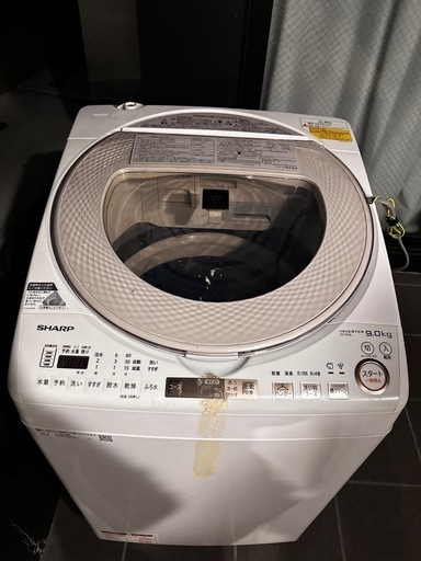 洗濯機　 シャープ(SHARP) ES-TX9A-N