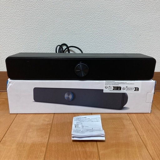 【新品】ホームスピーカーTVラップトップPCスマートフォン用USB有線コンピュータースピーカーホームシアター