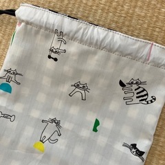 巾着　ハンドメイドの画像