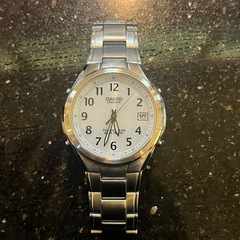 CASIO LINEAGE シルバー腕時計