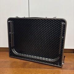 クイックキャンプ 折りたたみハーフメッシュテーブル の画像