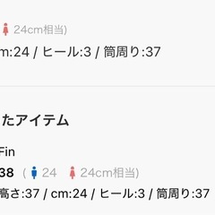 Fin レインブーツの画像