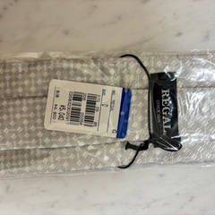 新品　REGAL シルバー ダイヤモンドパターン ネクタイの画像