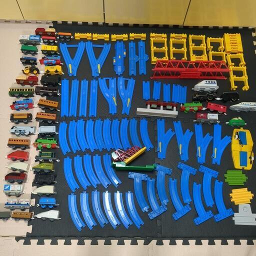 プラレール　トーマス　新幹線　橋　タカラトミー　レールセット　乗り物