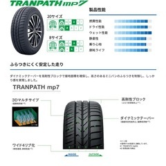 TRANPATH mp7   195/65R15   4本セットの画像