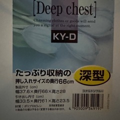 押入れ収納ケース/２個セットの画像