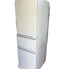 極美品  '２２年製  MITSUBISHI 三菱  3ドア冷蔵庫 MR-CX27G-WMR-CX27G-W ２７２L 自動製氷機能付き  スリム５４cm幅 の画像