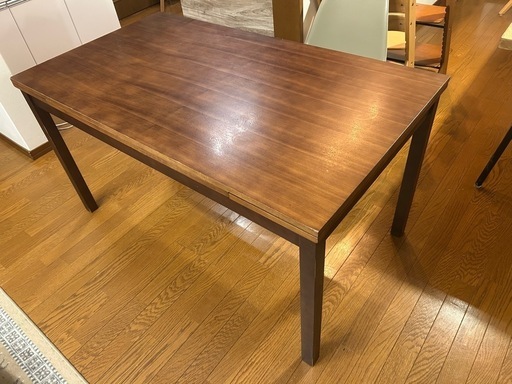 【取引中】ACTUS  伸長式ダイニングテーブル　ウォールナット