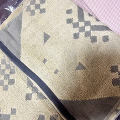 ロング錦蛇柄タオル