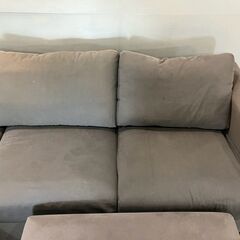 『IKEA』イケア 大型カウチソファ カウチソファ L型ソファ ソファ ソファー オットマン 収納付き RWso28の画像
