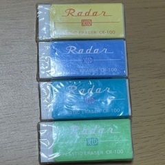 消しゴム4個 SEED Radar