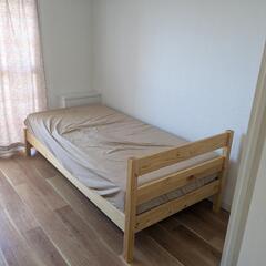 お値下げ❗️シングルベッド無印良品（MUJI）つくば市内（近郊）...