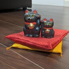 叶ったのでお譲りします。子宝ご利益　笠森観音の招き猫