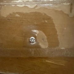 【ヴィンテージ】昭和42年製ダイヤモンド 0.16ct（丸物／現パルコ購入）の画像