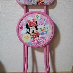 折り畳み椅子　ディズニー(ミニー　デイジー)の画像