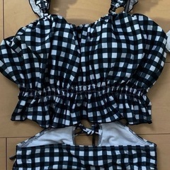 チェック水着