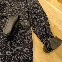 牛革とレースのジャケットの画像