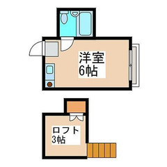 😇審査トースくん😇敷礼0円 🌈 夜職/自営業/金融ブラック→審査通します❗️  ＪＲ青梅線 東中神駅 徒歩21分❗️昭島市福島町３丁目 6-20  地図を見る❗️AT49746 - 昭島市
